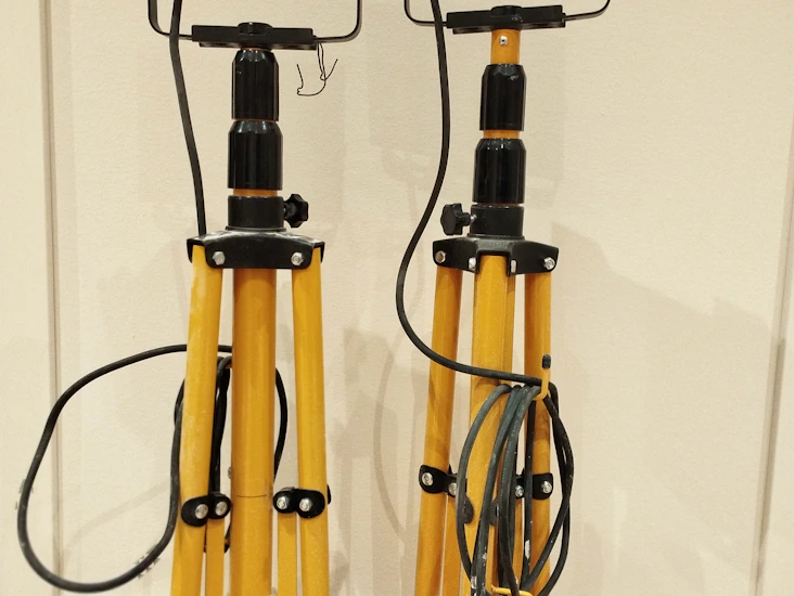 Arbetslampa med stativ. led, 50 w