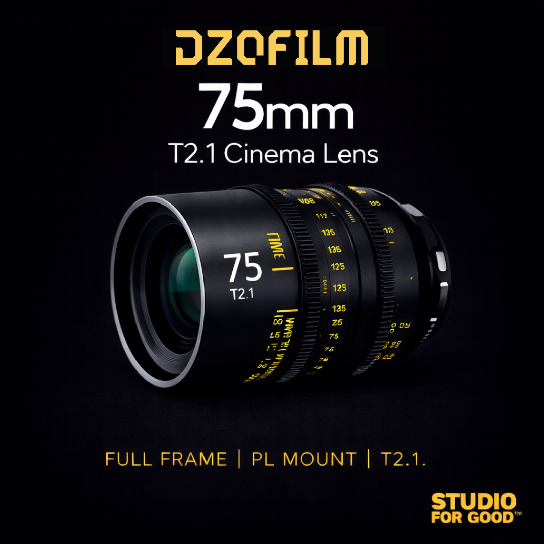 Dzo vespid prime lens pl mount (75mm) – t2.1 full frame cine
