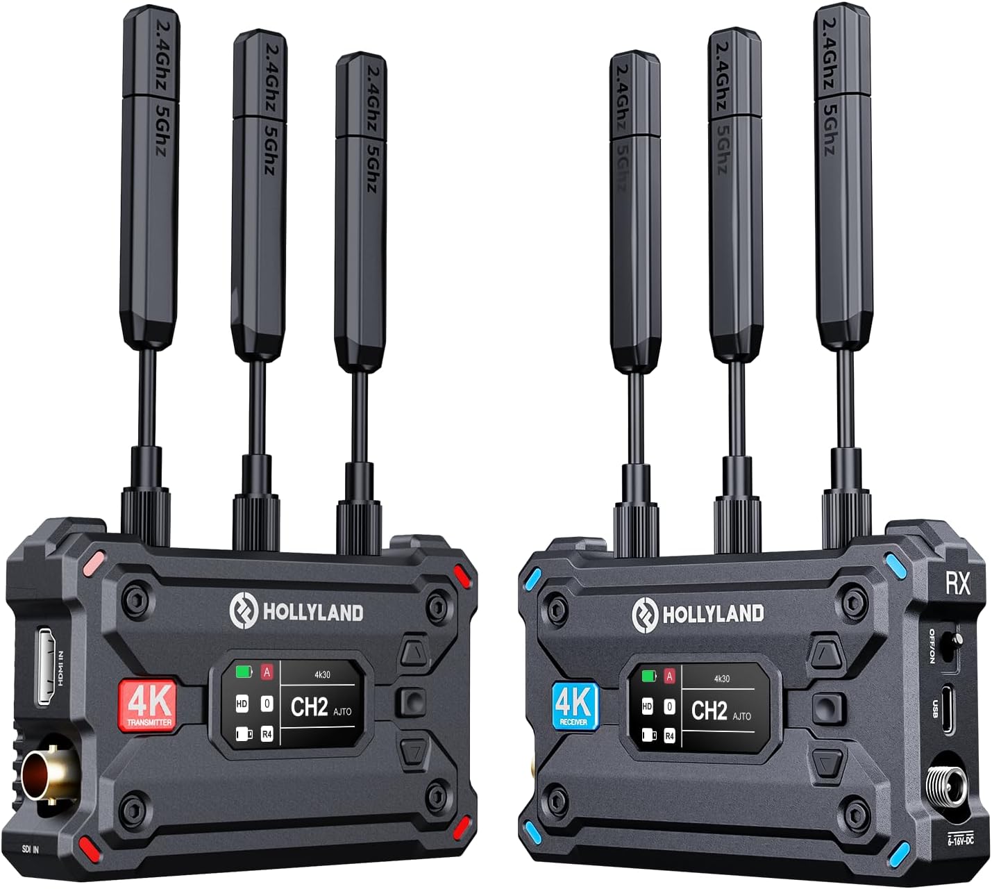 Hollyland pyro s wireless hdmi sdi transmitter and receiver