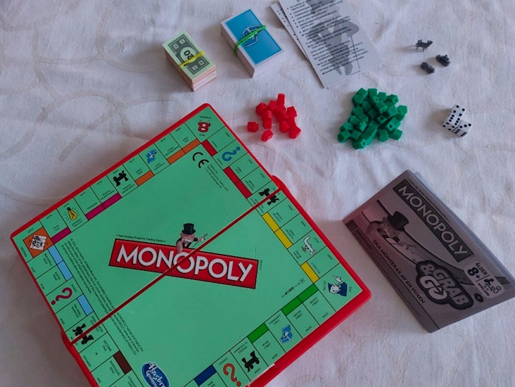 4st brädspel i fickformat