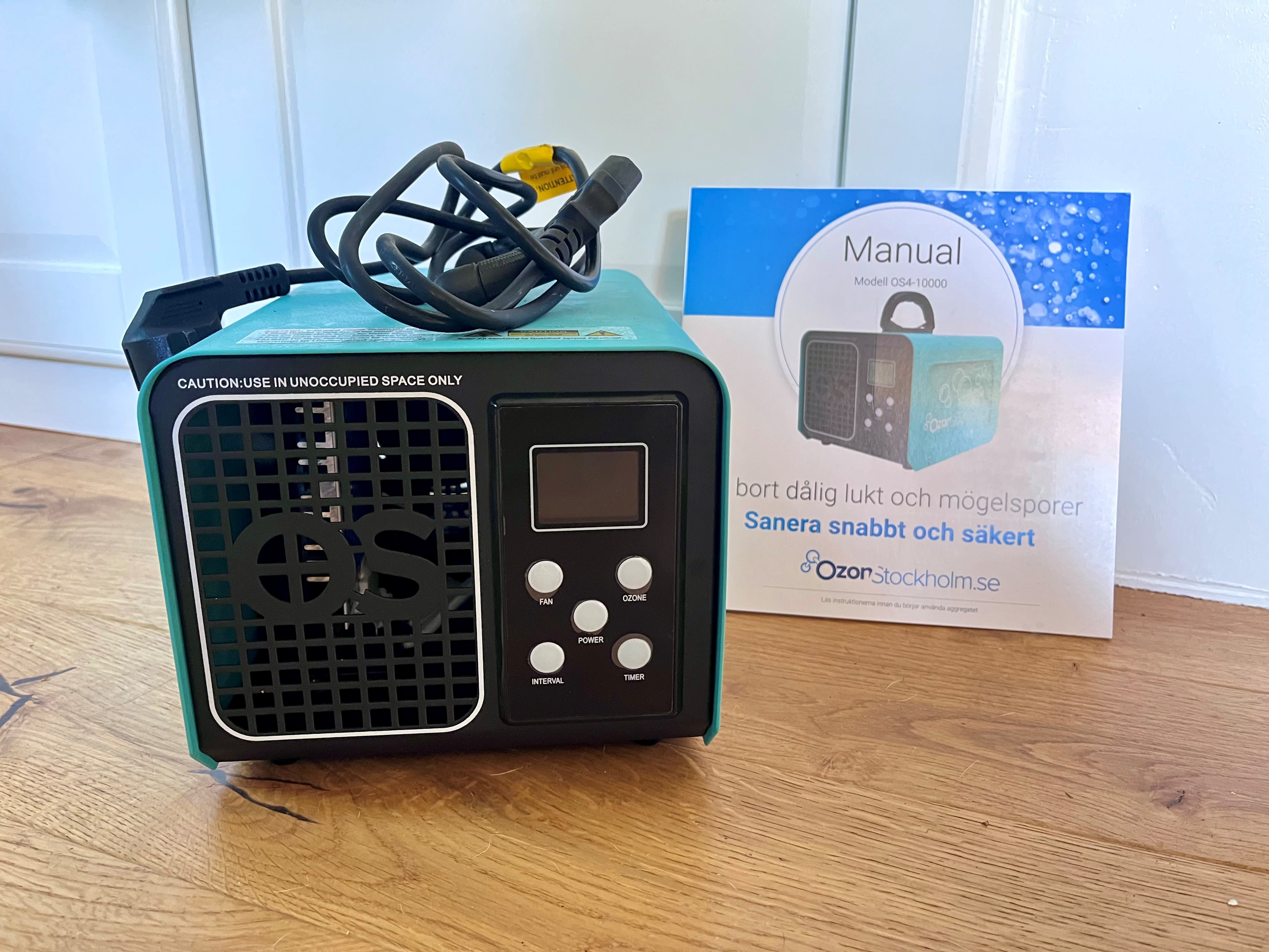 Få bort lukten - 10 000 mg/h ozongenerator