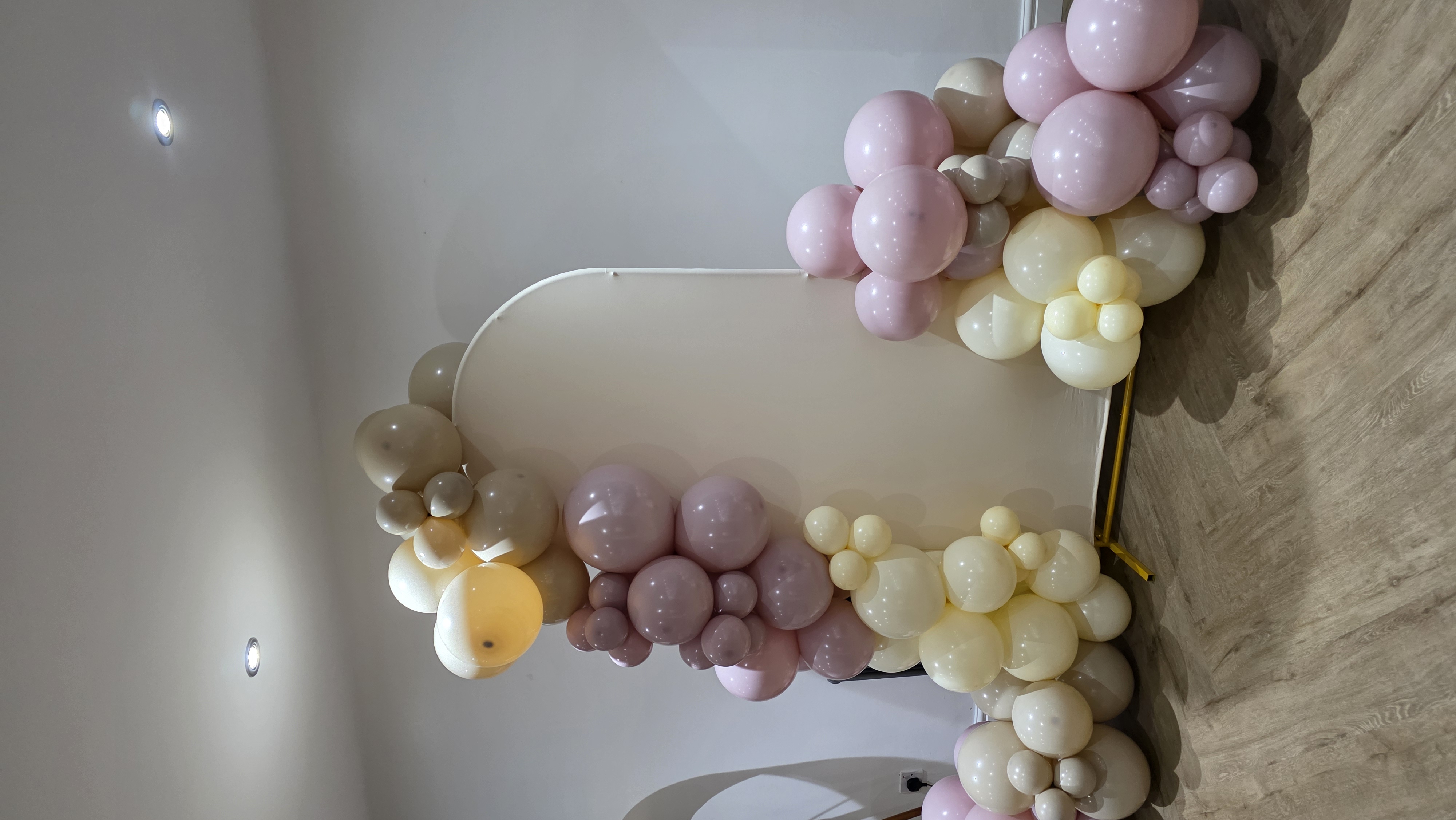 Wedding and birthday party baloon backdrop arch frame and cloth