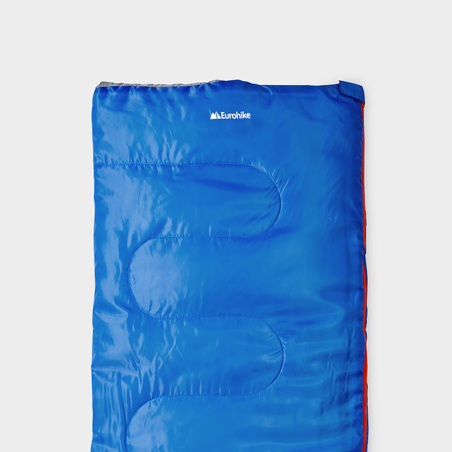 Blue sleeping bag