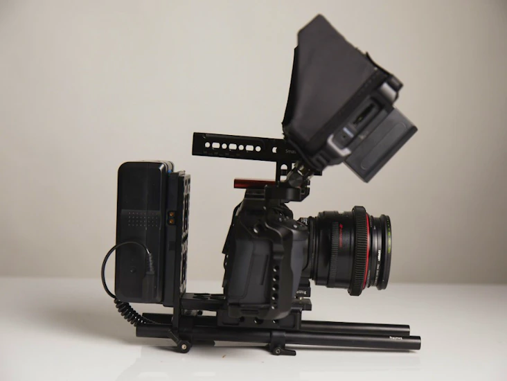 Blackmagic med rigg + lys