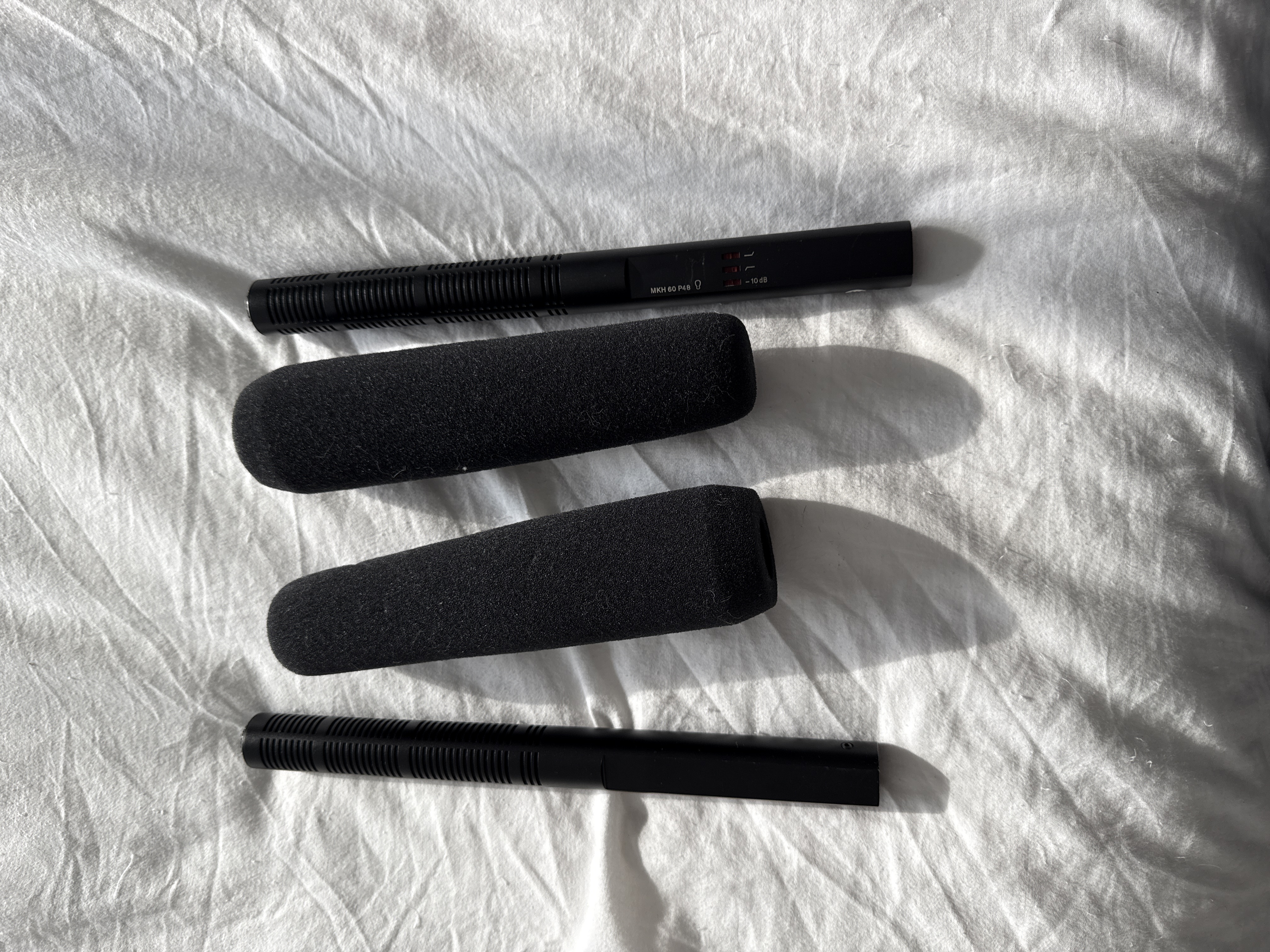 Onboard mic’s x2 sennheiser mkh 60-1