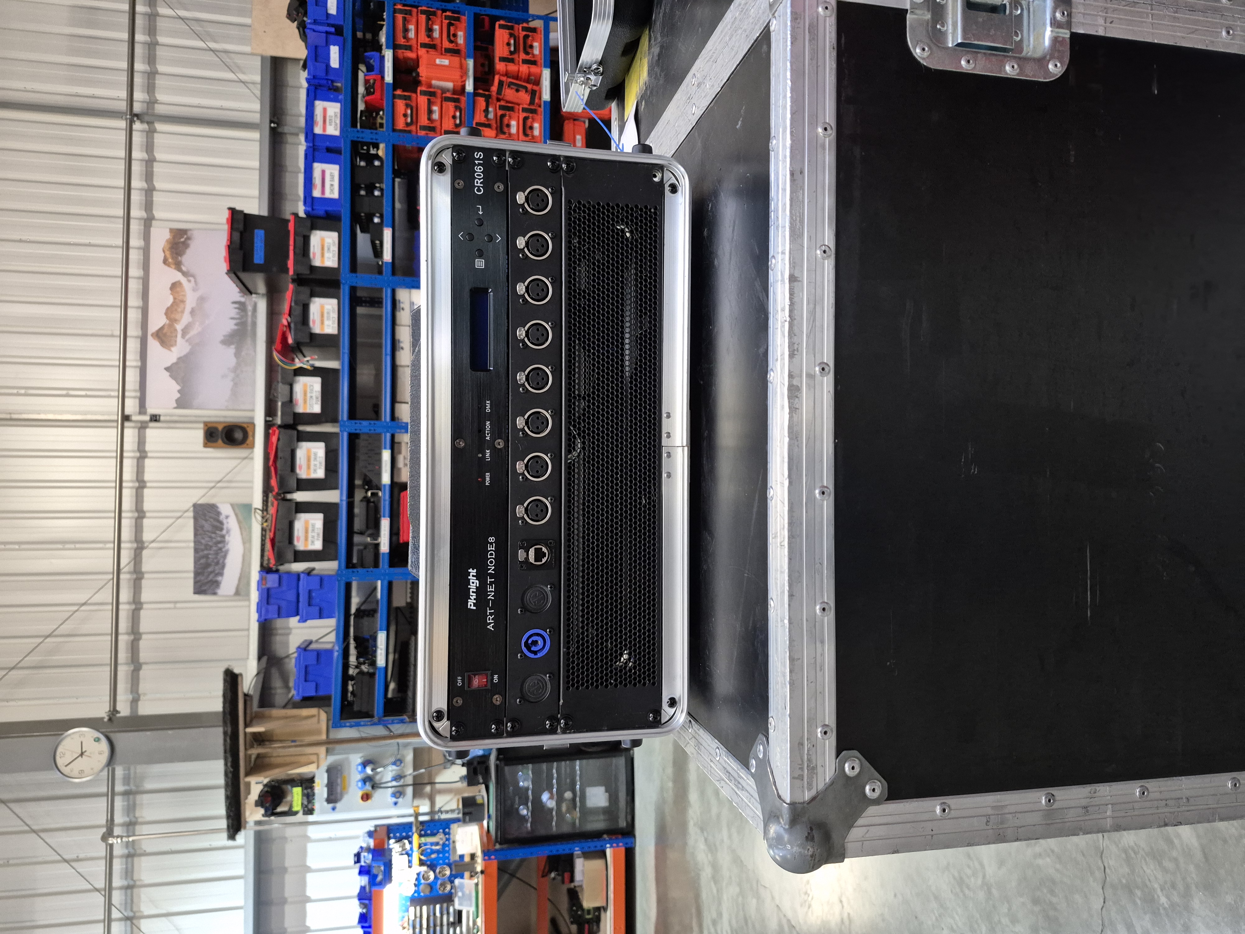 Pk knight 8 universe artnet to dmx control rack