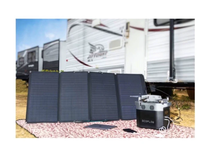 Ecoflow brettbart 160w solcellepanel 1 av 2