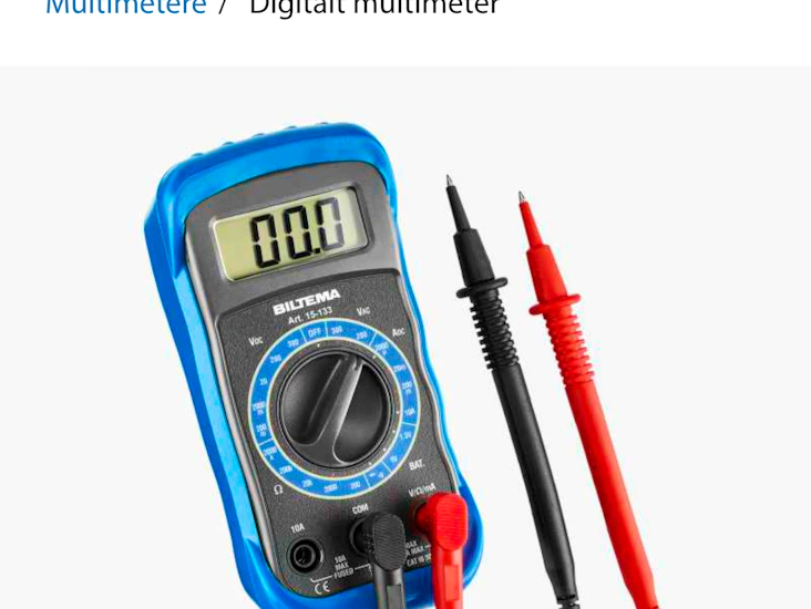 Multimetr biltema