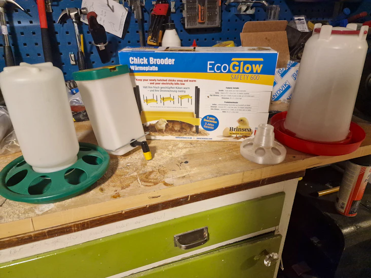 Utrustning för kycklingar