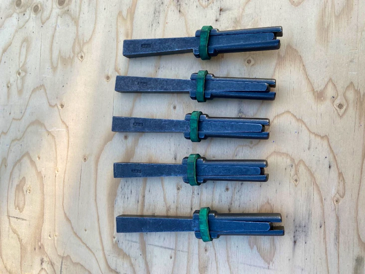 4 st spräckkilar diam 34mm längd 290 mm