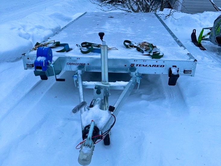 Temared tasapohjainen autotraileri 4000x2000