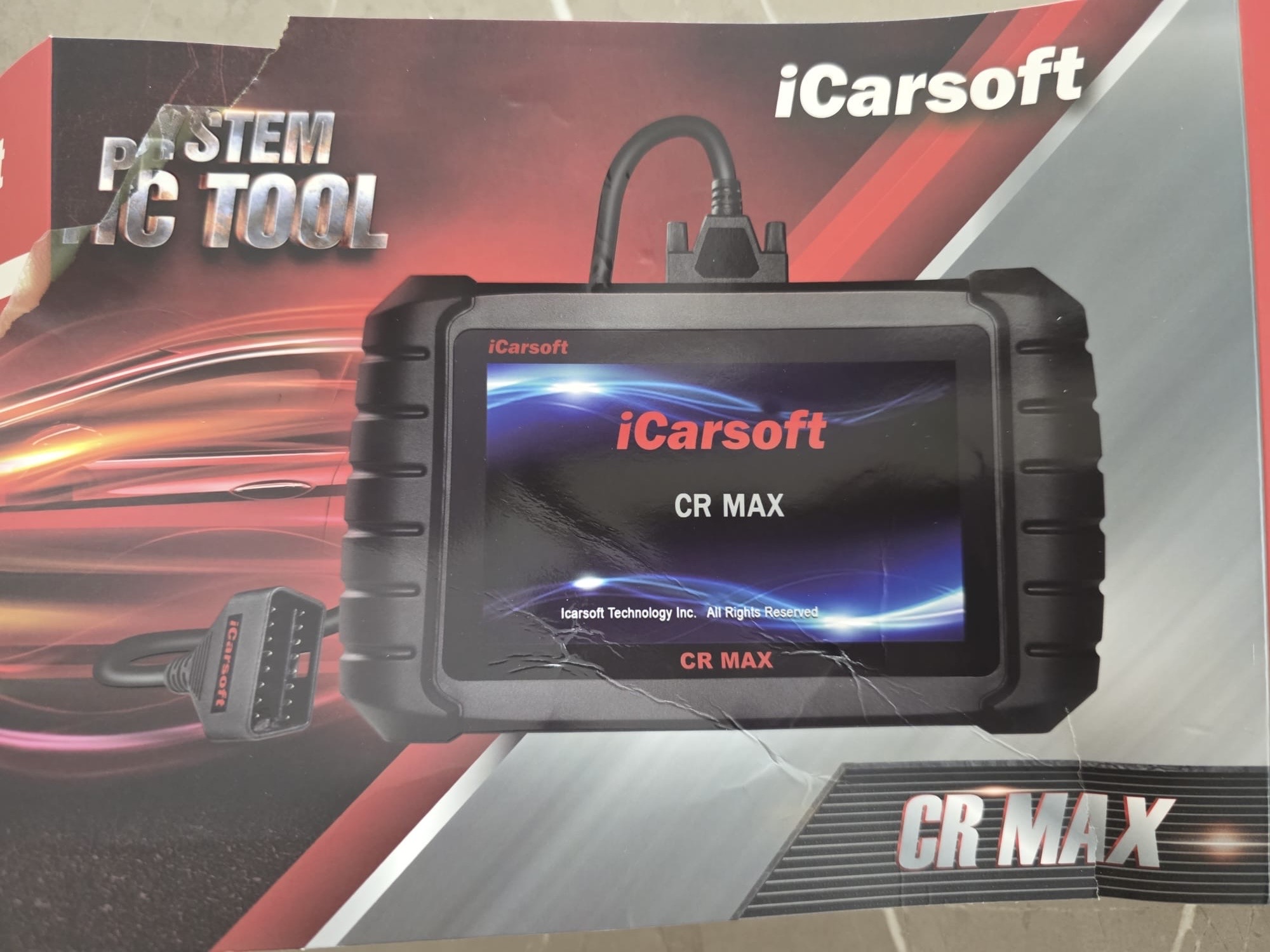 Icarsoft cr max felkodsläsare – hyr med hjälp att läsa/radera felkoder