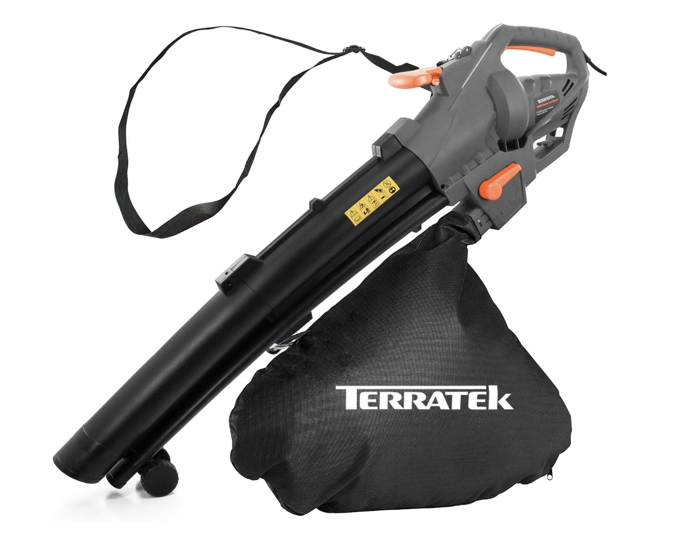 Leaf blower with vacuum 3000w 35l collection bag corded