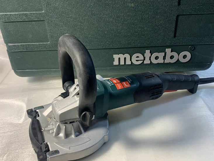 Metabo betongslip med dammsugare