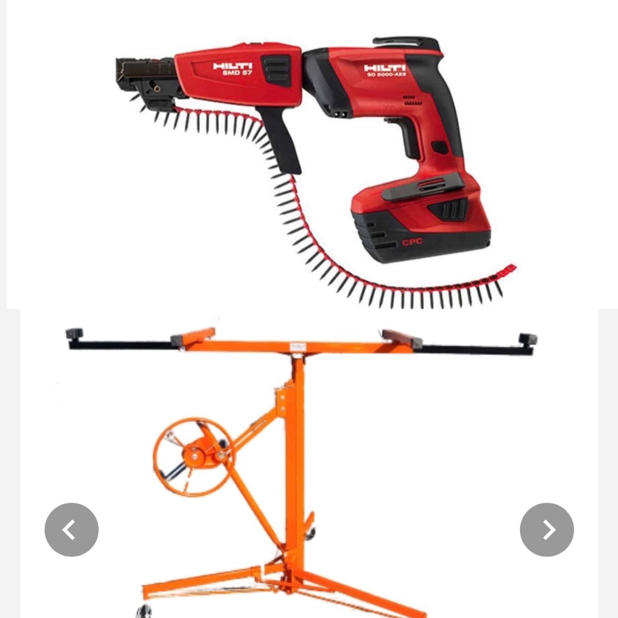 Proff gipspakke til leie – gipsheis + hilti gipsdrill 🛠️