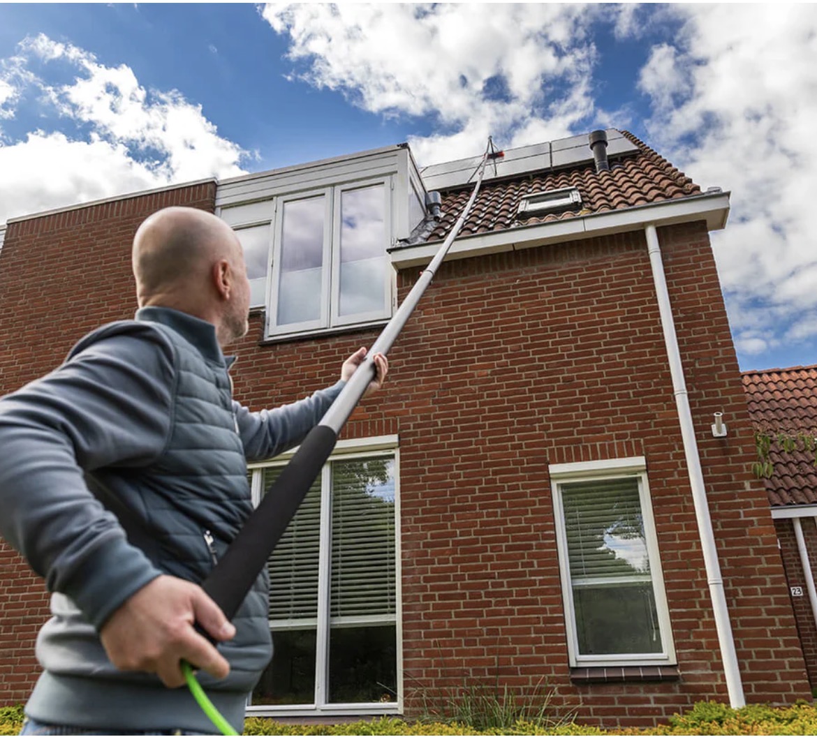 Teleskopskaft med borste