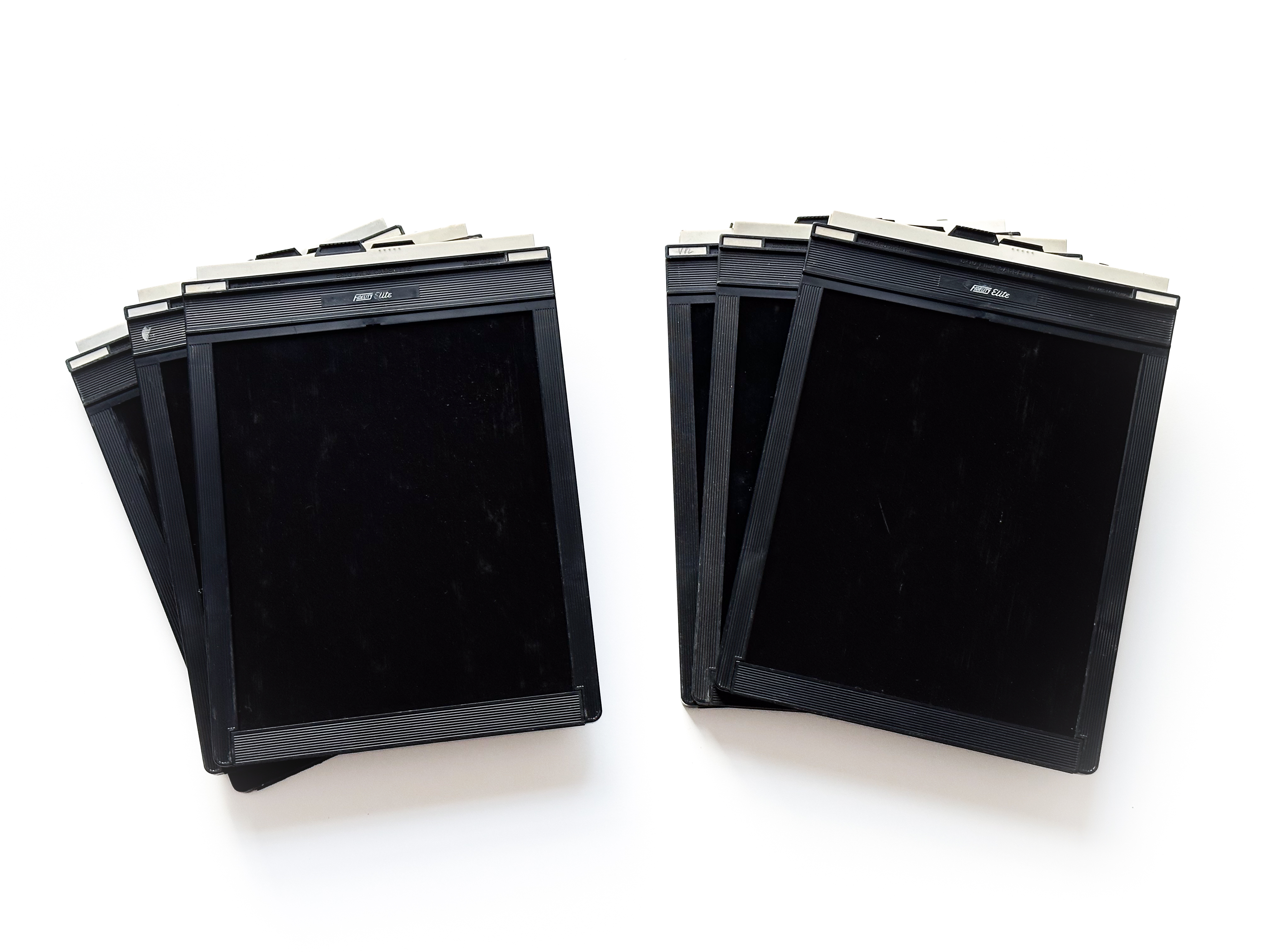 8x10 fidelity elite negative holders (x6) (sinar p 8x10)