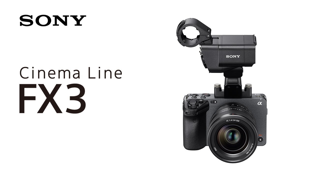 Sony fx3 camera with cinematographer