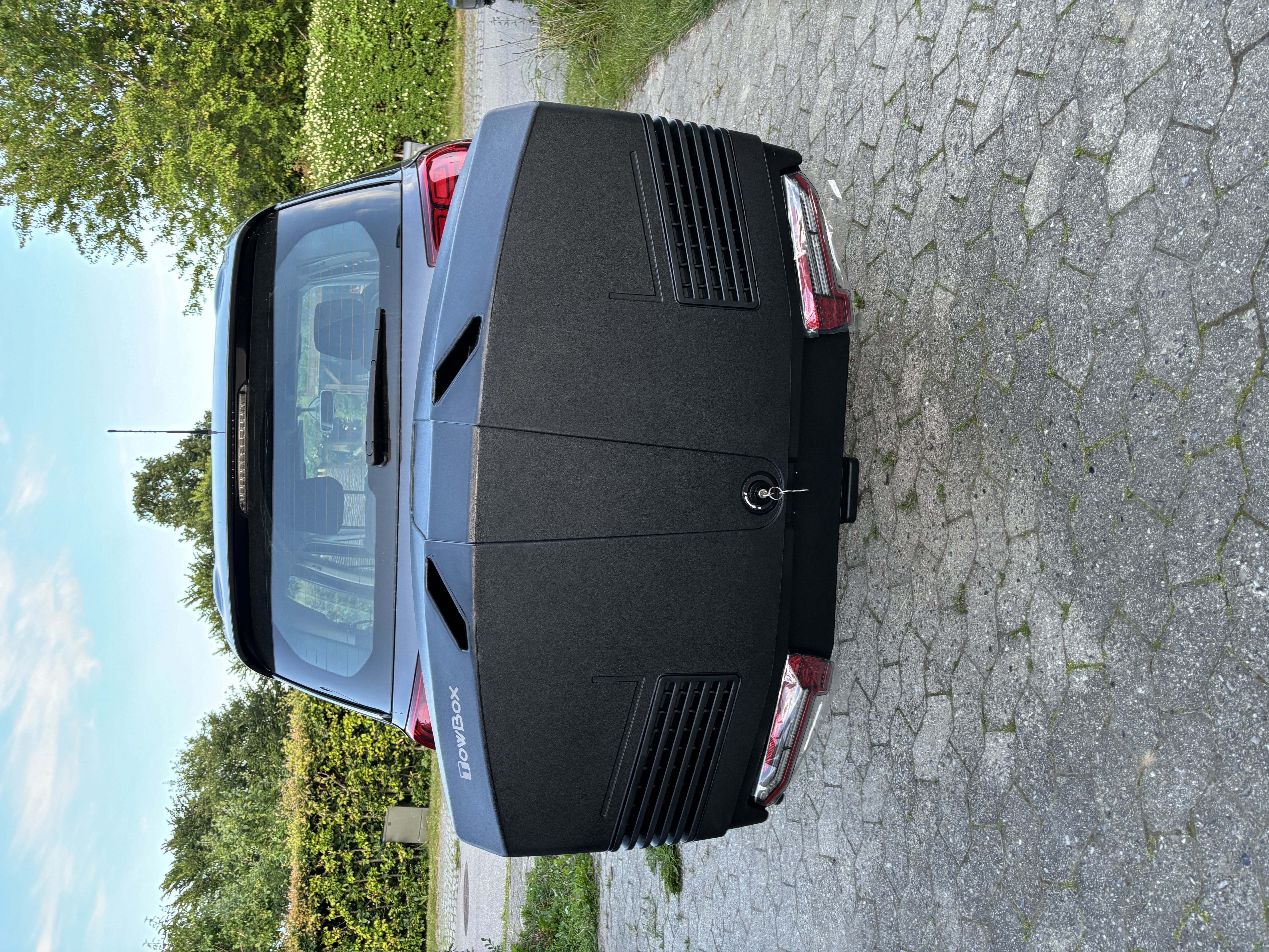 Bagageboks/towbox v3, 400 l - sort