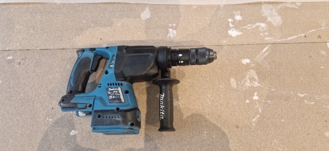 Slagborremaskin med overgang 