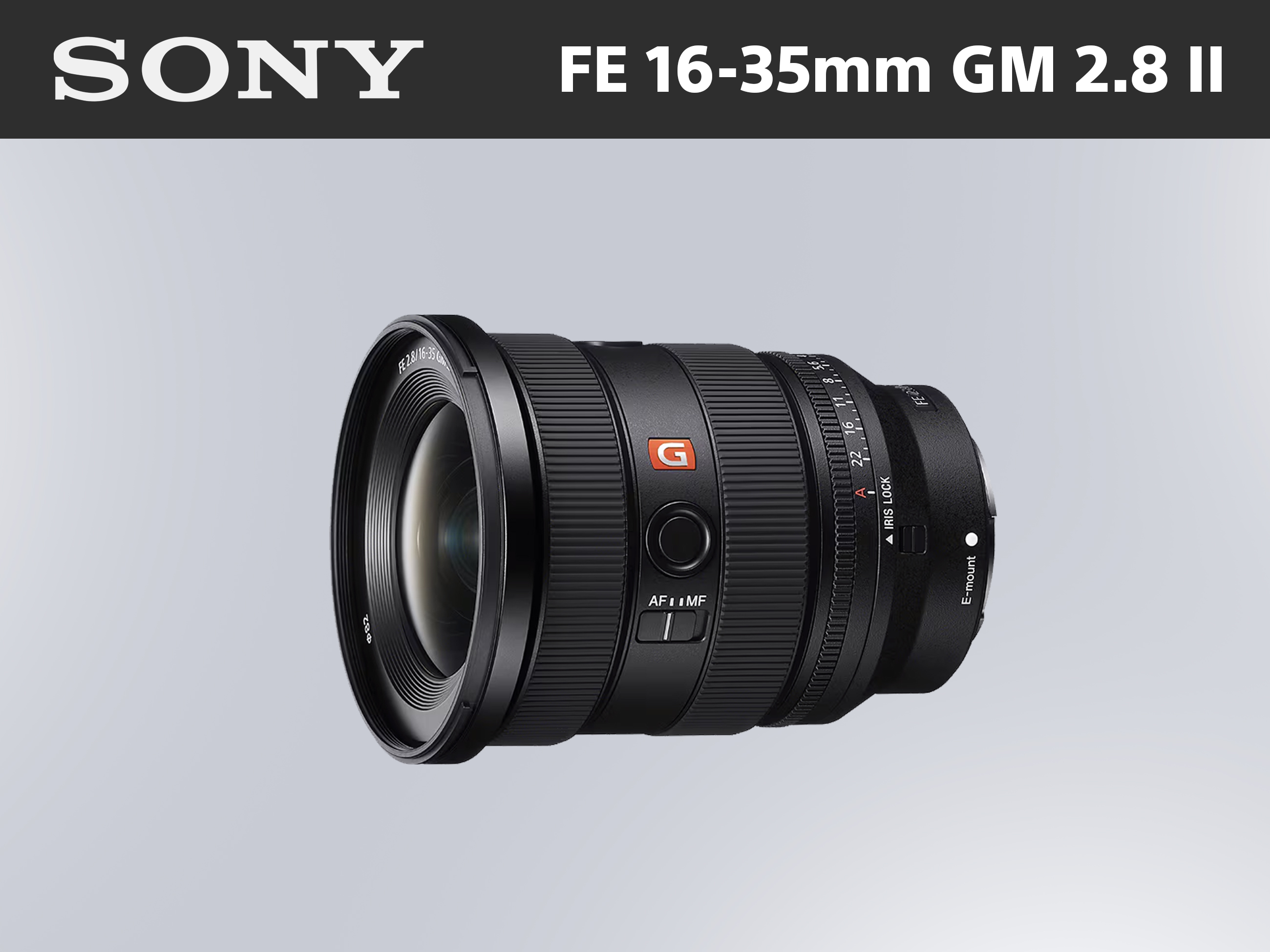 Sony lens fe 16-35mm f2.8 gm ii