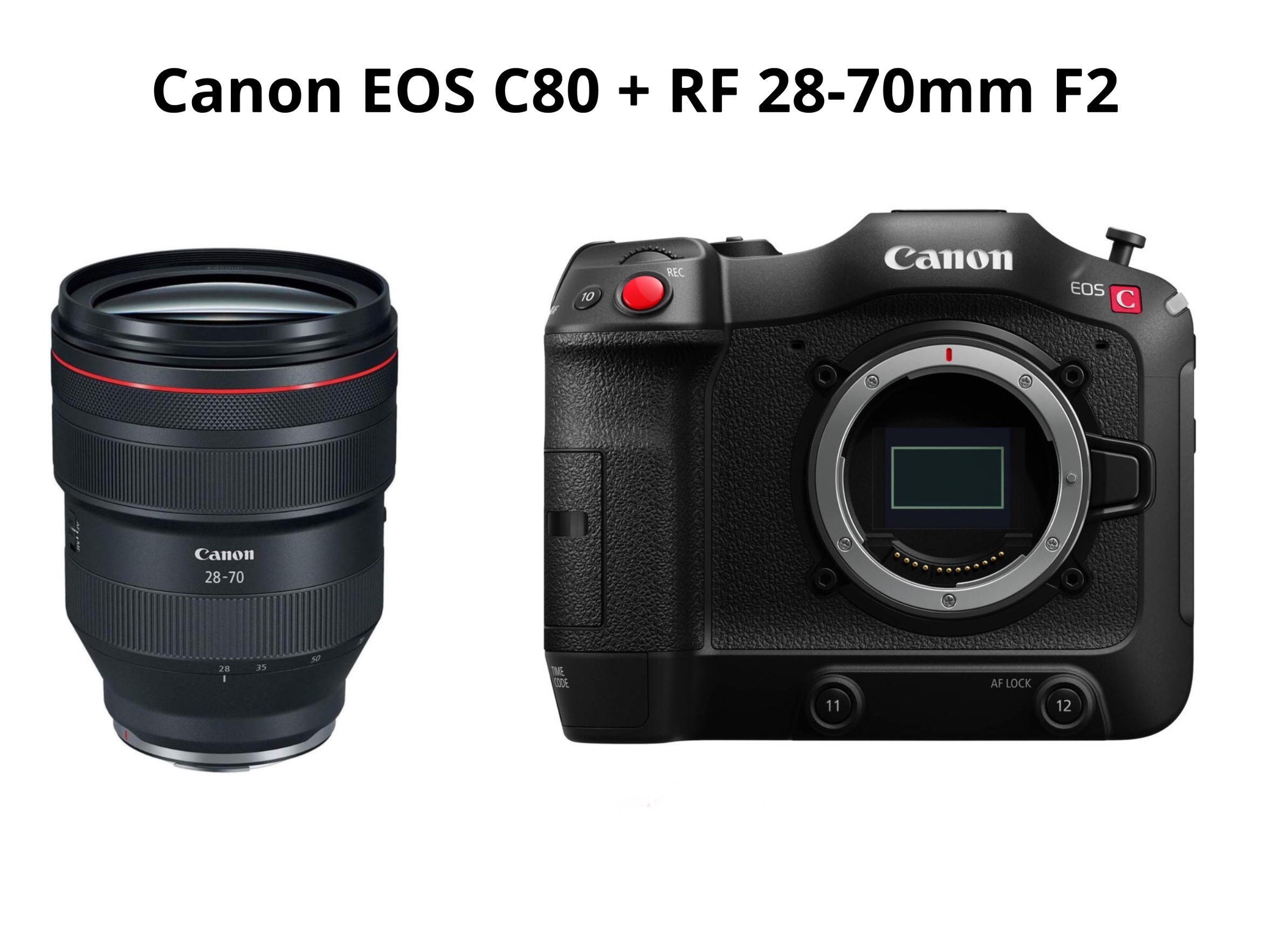 Canon c80 + rf 28-70mm f2 