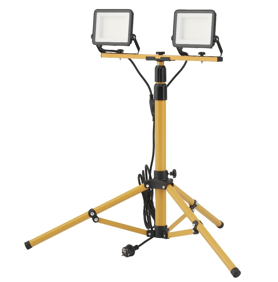Utlei: arbeidslampe med stativ led 2x4750 lm 2x50 w ip65