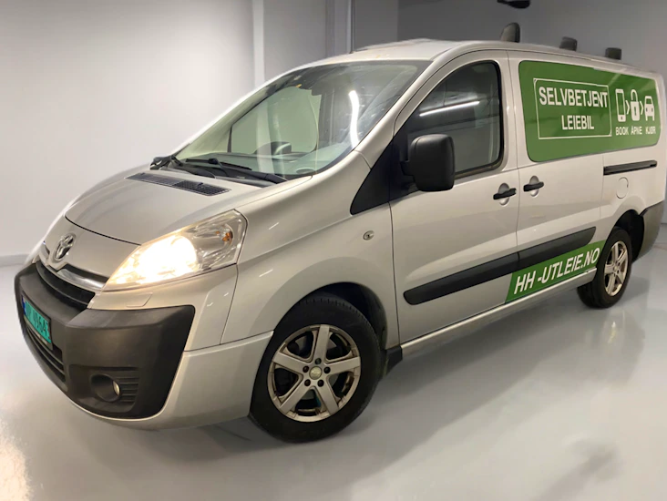 Nøkkelfri - toyota proace varebil (flyttebil) heimdal