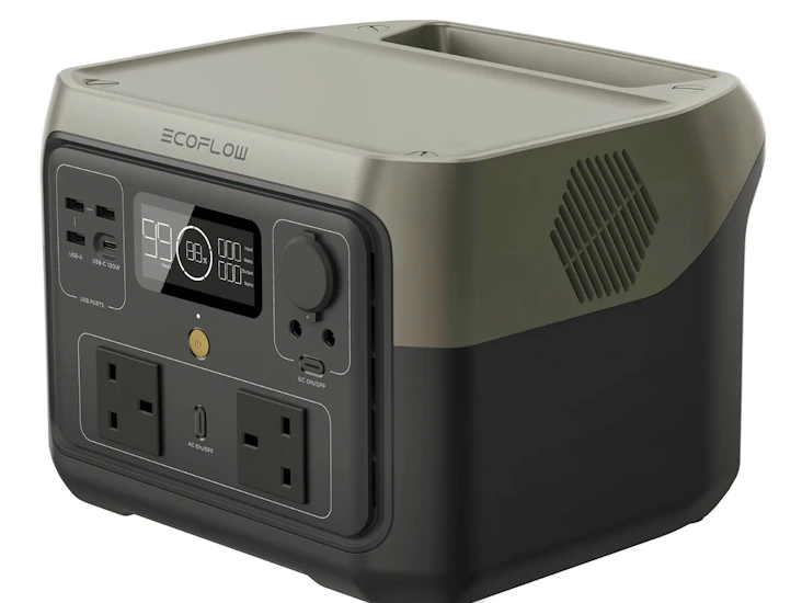 Ecoflow river 2 max portable power station 500w 512wh fast charging lifepo4 generator rent ready for camping travel backup power photography videography lighting camera