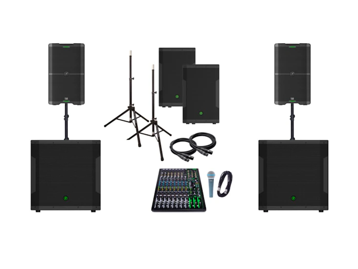 Stort ljudpaket – 10 000w tryck för klubb & konsert!