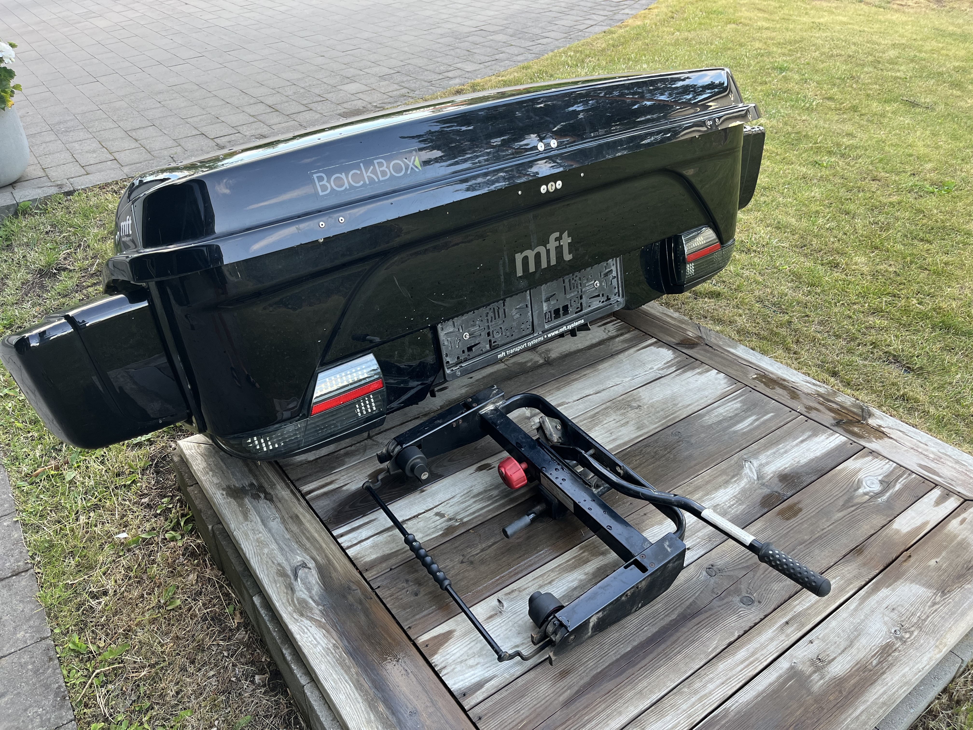 Backbox för dragkrok