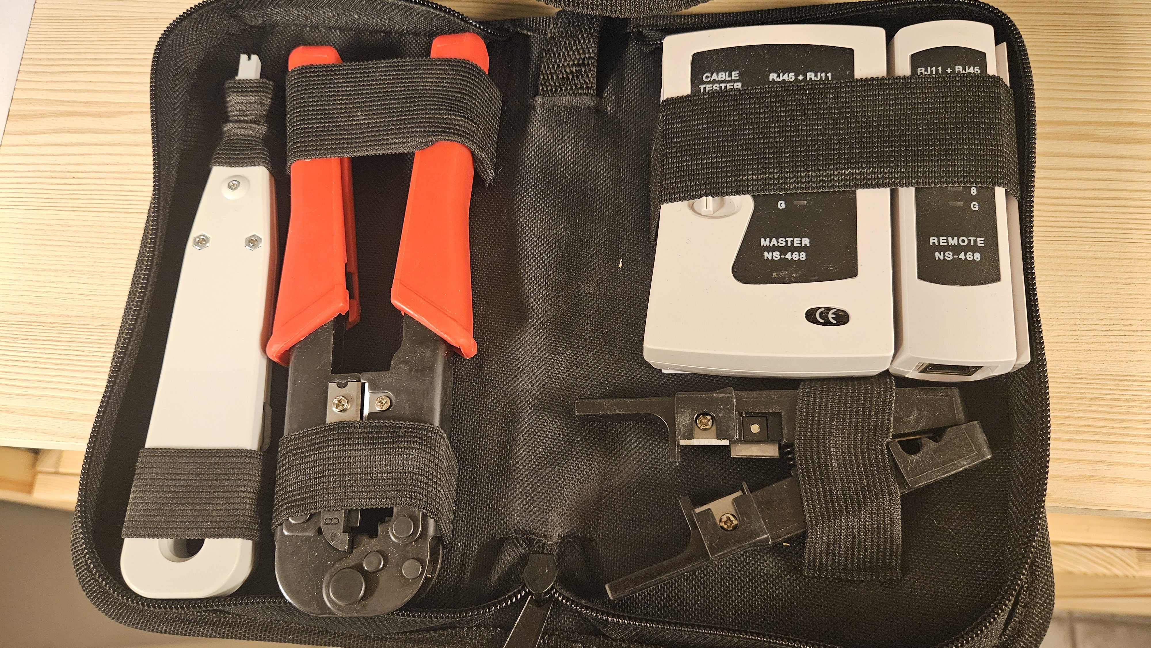 Verktygsväska för nätverksinstallation