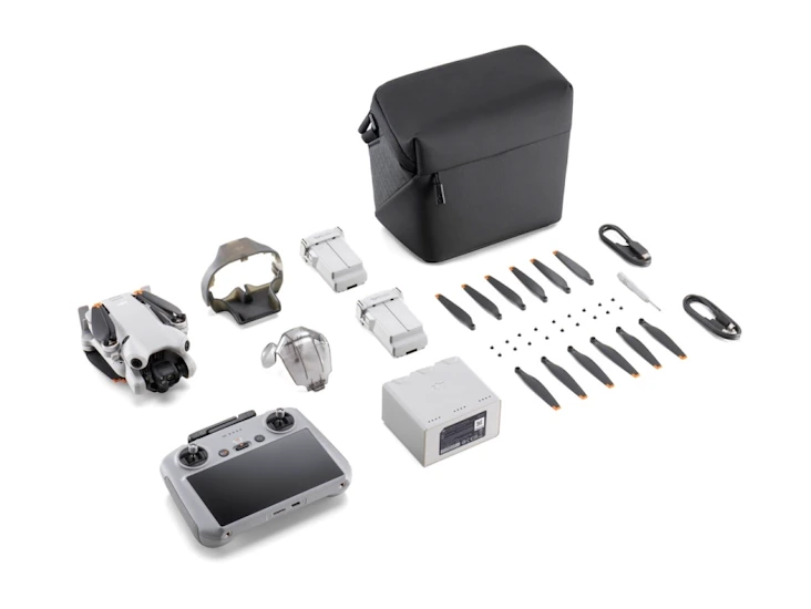 Dji mini 4 pro fly more combo + extra batteri (4 totalt)