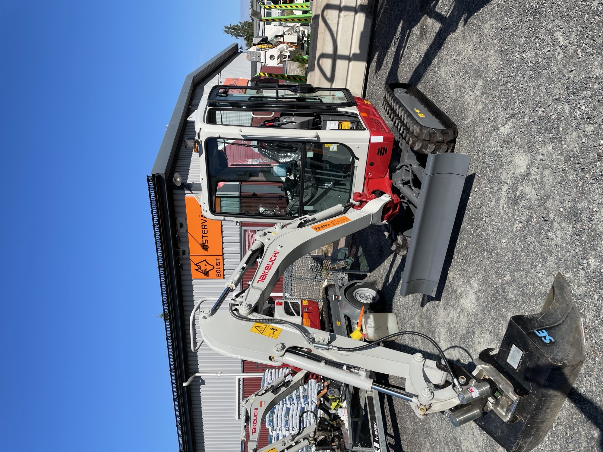 Takeuchi tb216 inkl 3 skopor