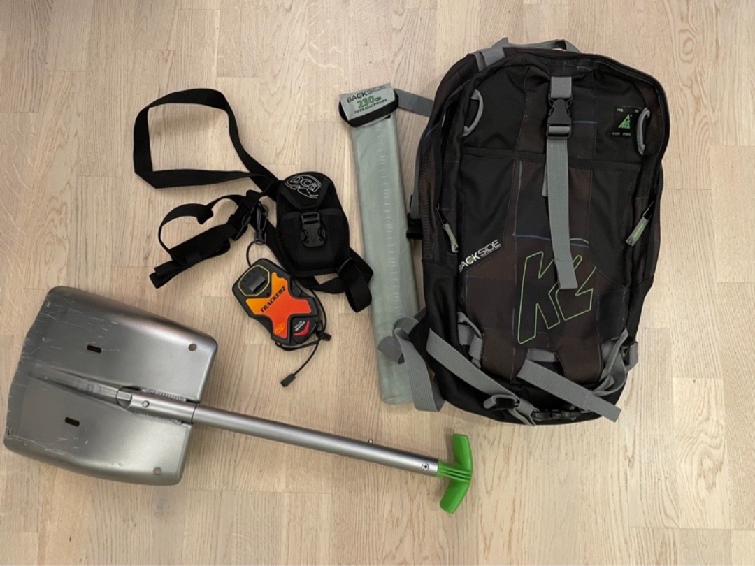 Lavinpaket med ryggsäck! 