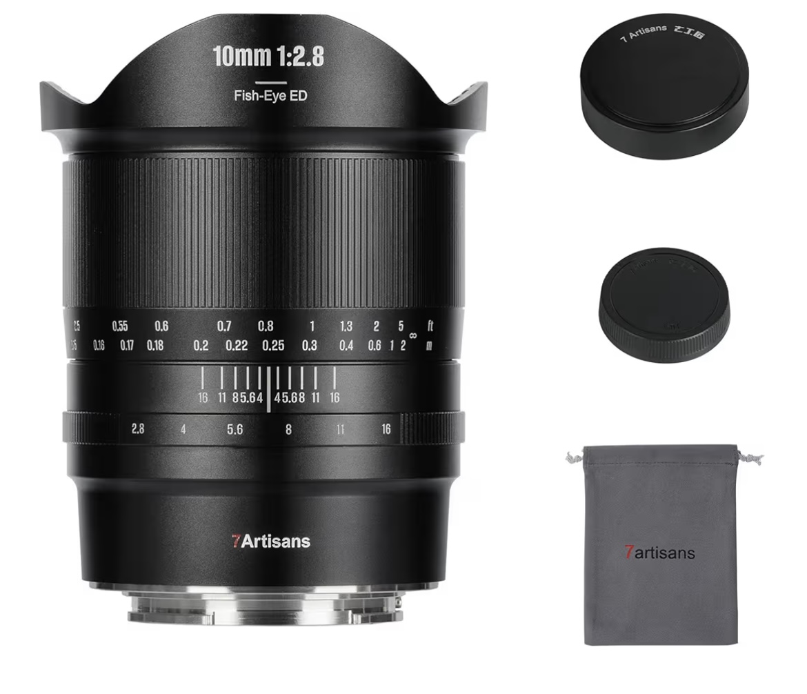 10mm f2.8 ii full frame ultra wide angle fisheye lens 