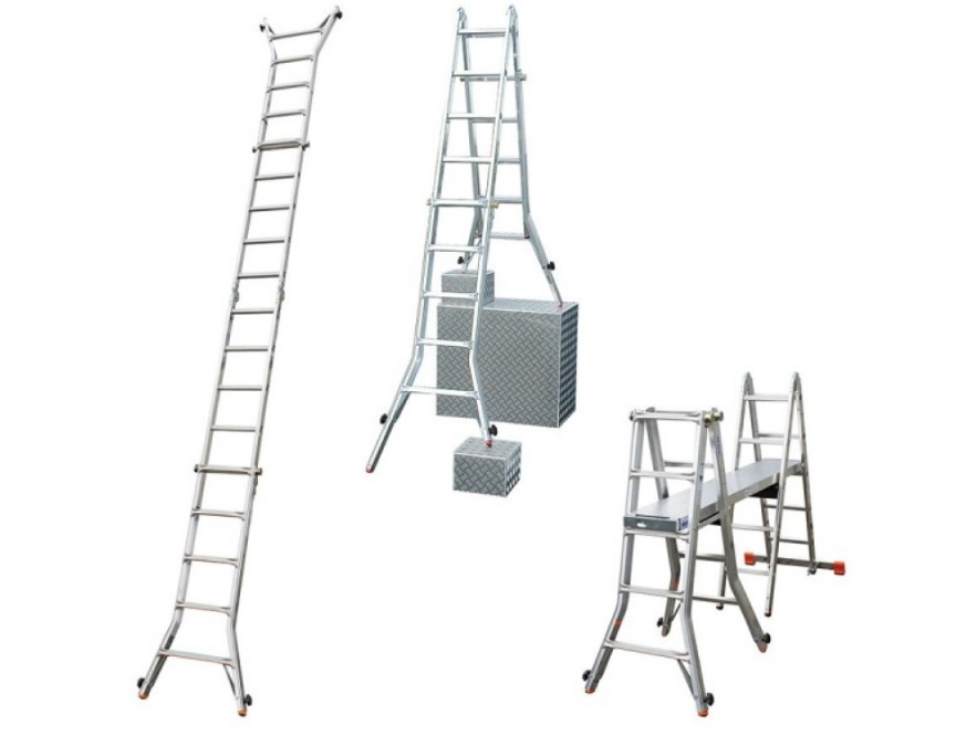 Teleskopleddstige krause televario 4x5 trinn