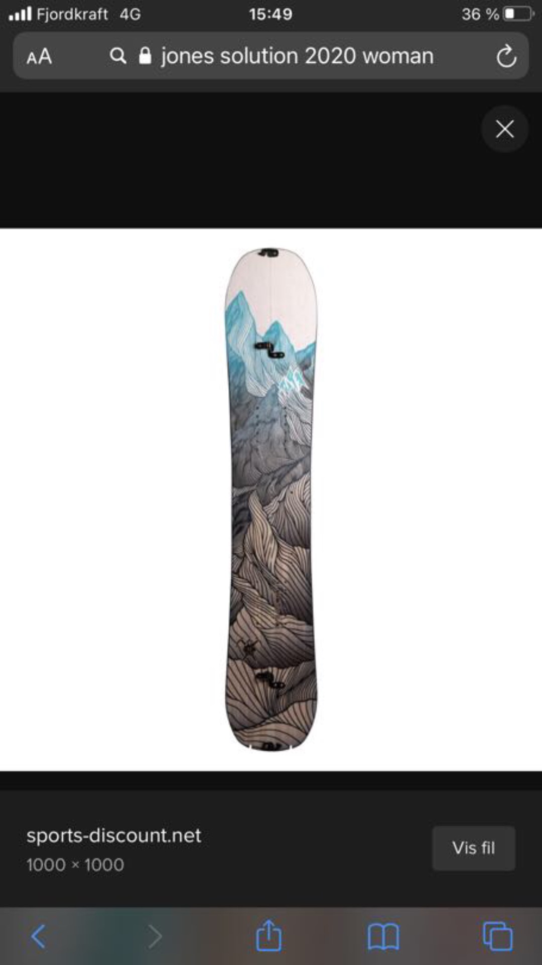 Komplett splitboard utstyr til dame