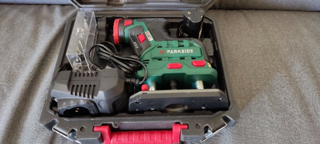 Håndoverfres / kantfres på batteri