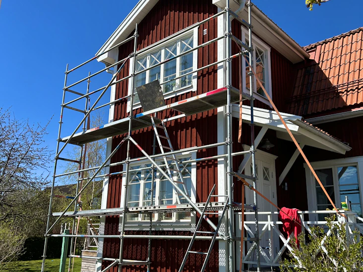 Byggställning l 8,5 h 7,5