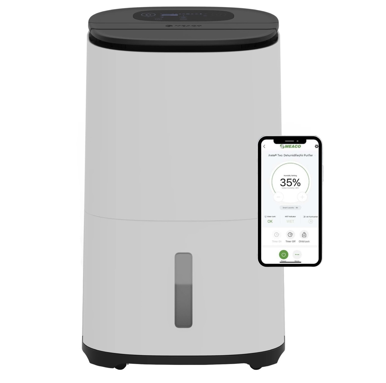 Meaco  dry arete two 25l dehumidifier – fast laundry drying, damp & condensation control