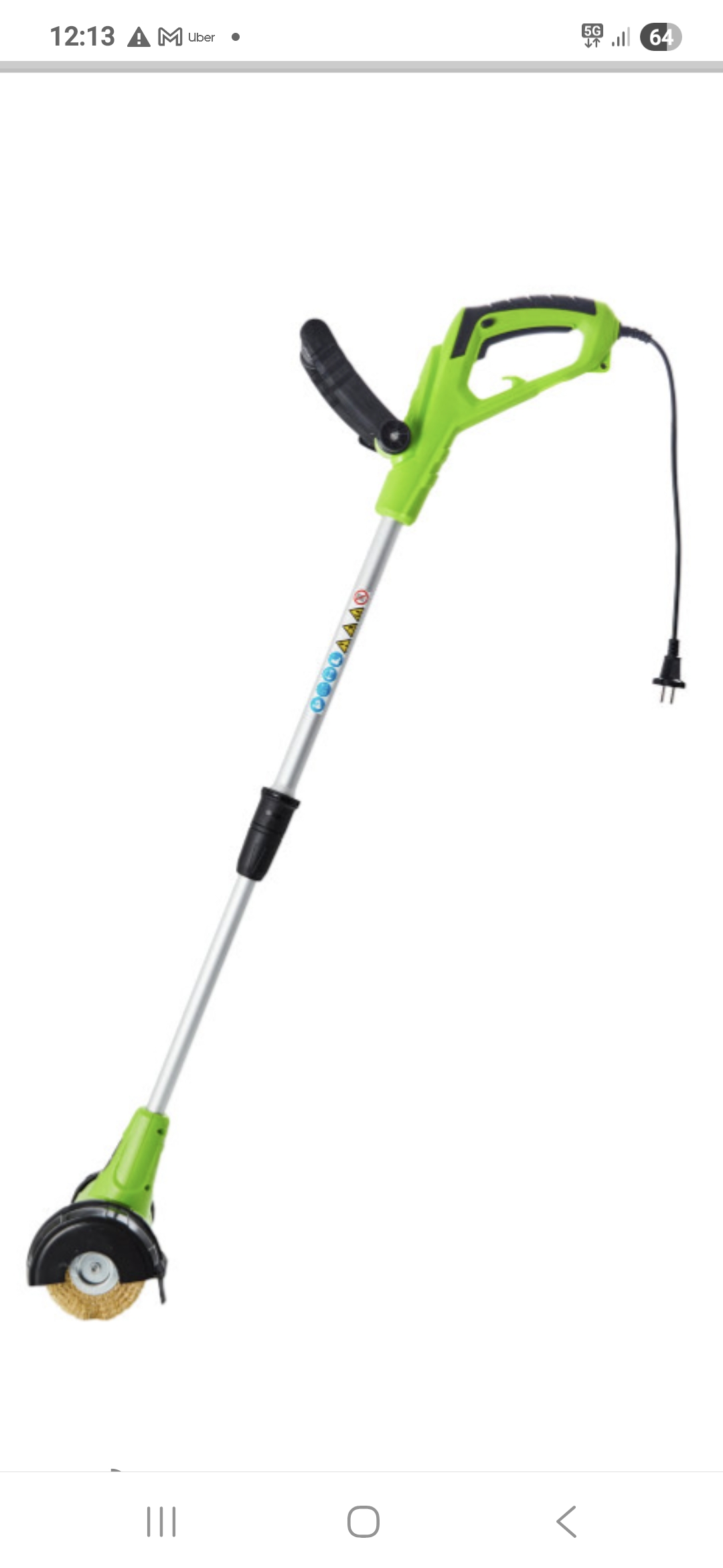 Plattrensare från garden