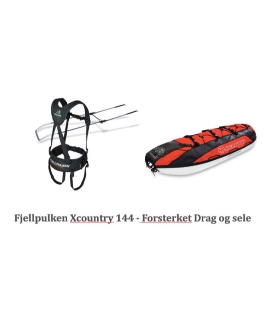 Transportpulk fra fjellpulken