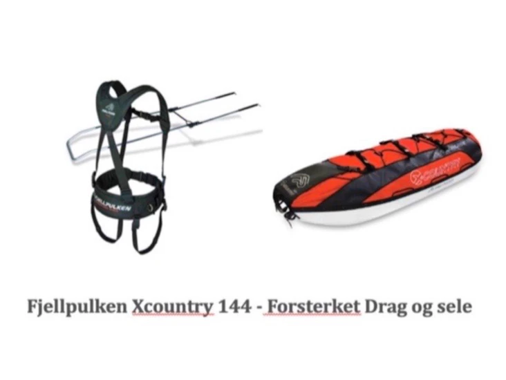 Transportpulk fra fjellpulken