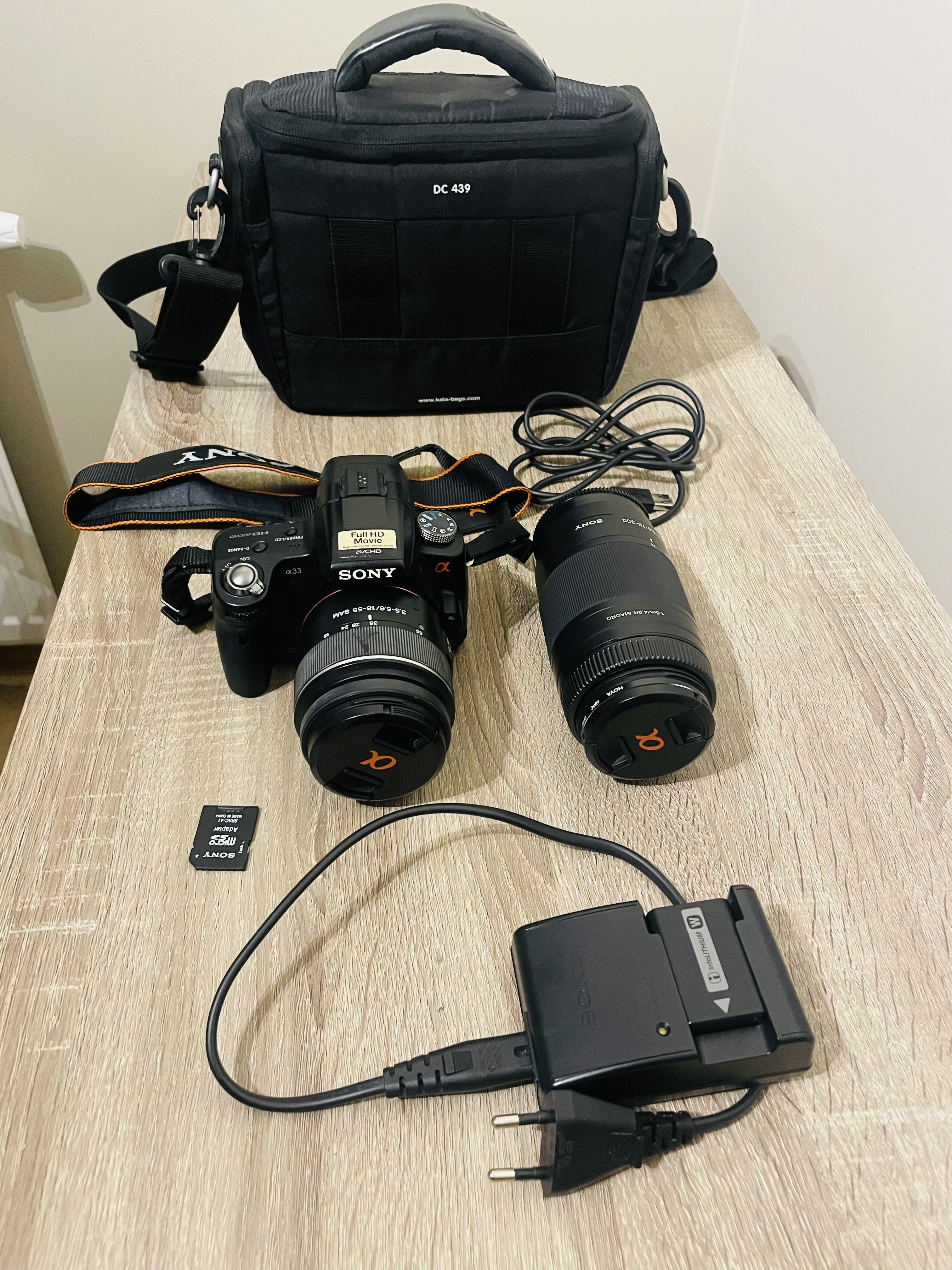 Sony a33 speilreflekskamera