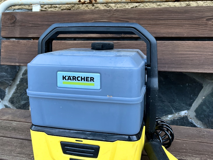 Matalapainepesuri kärcher oc 3 plus, spiraaliletkulla, akulla