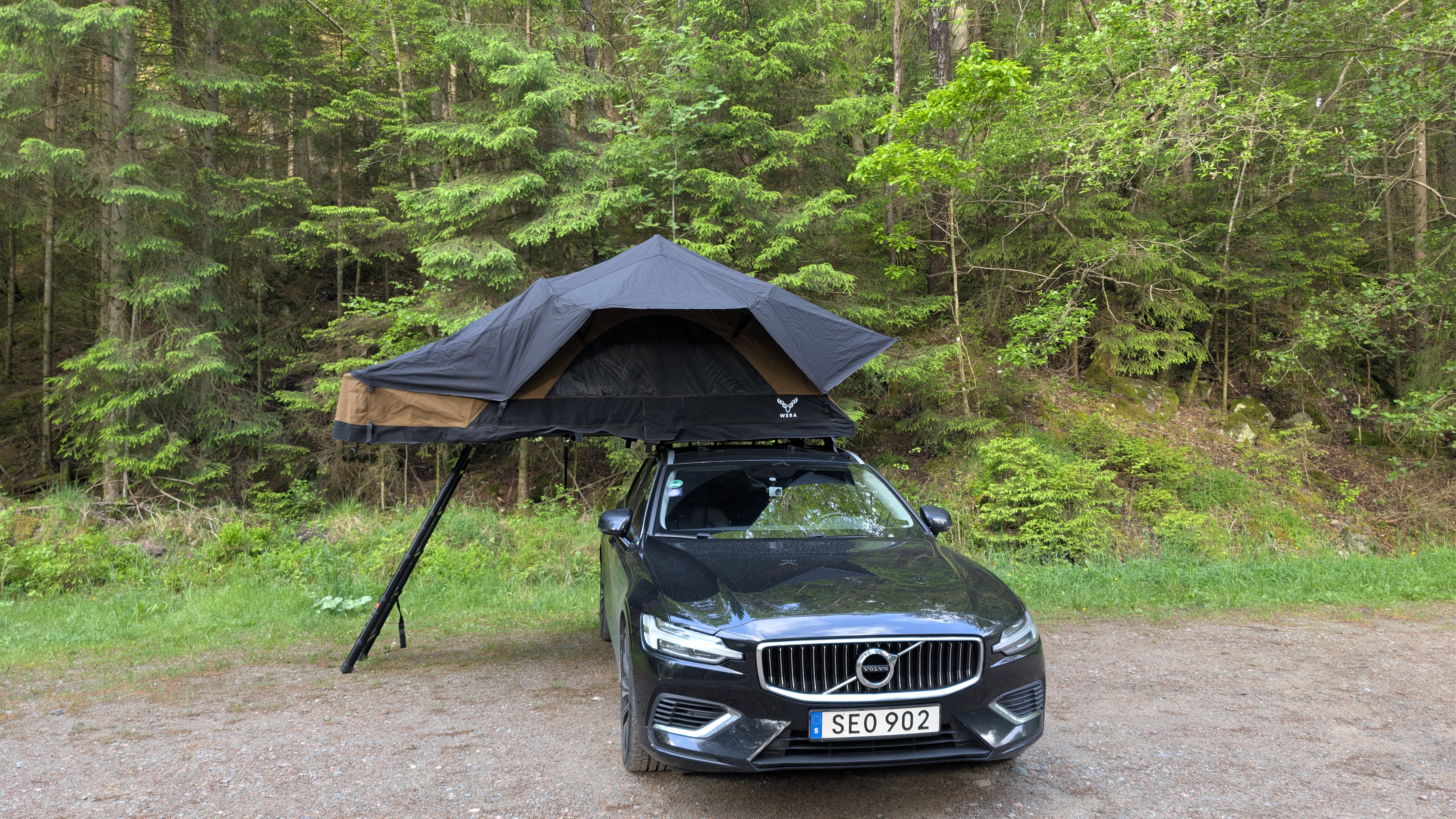 Premium 4-season rooftop tent - wera frostline 160l (sleeps 3)