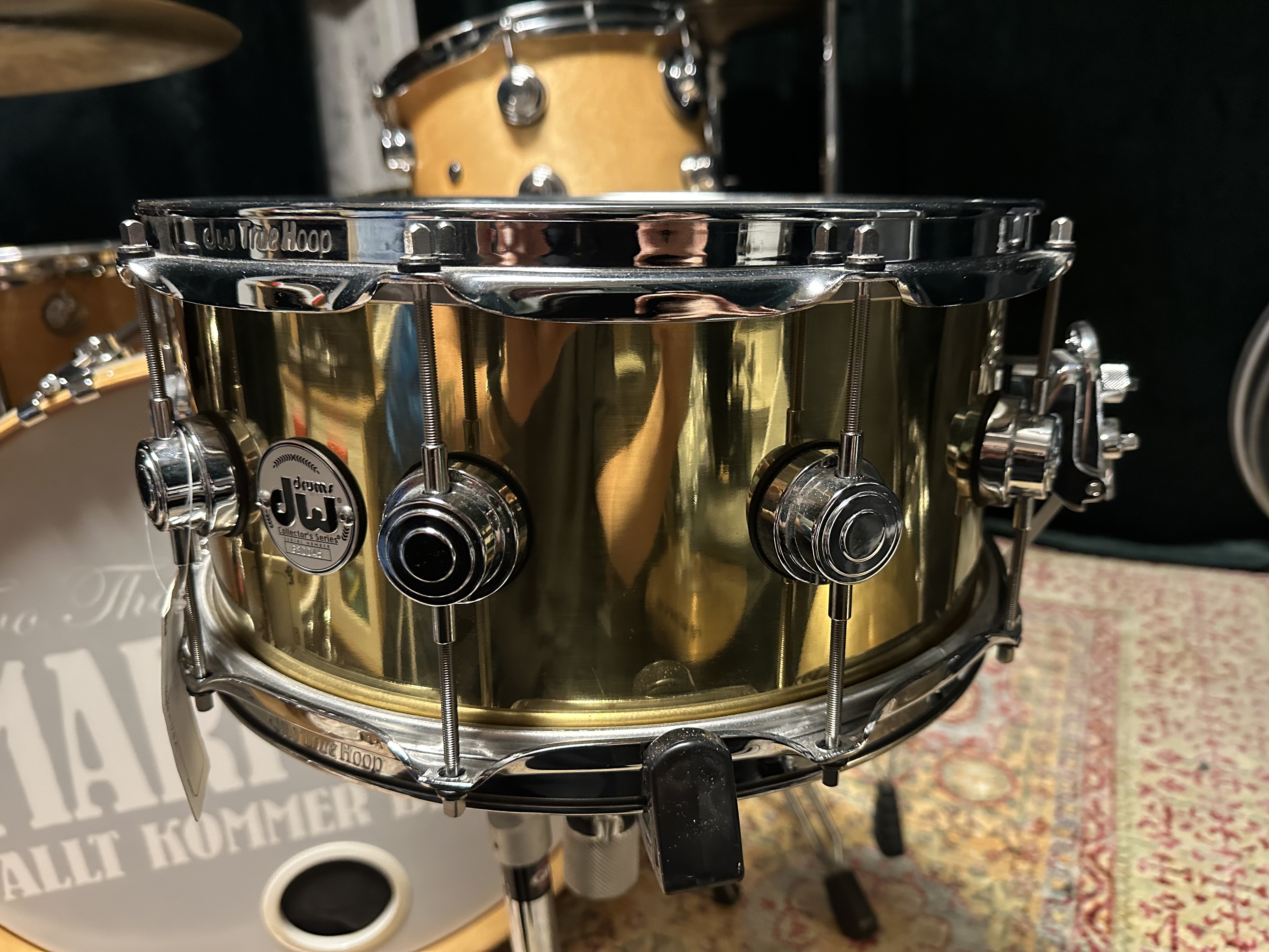 Dw 14"x6,5" brass snare