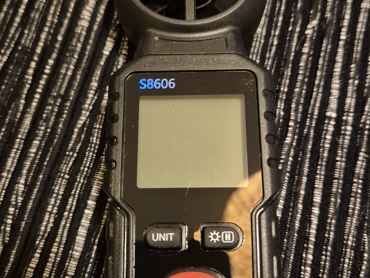 Luftflödesmätare / aneometer