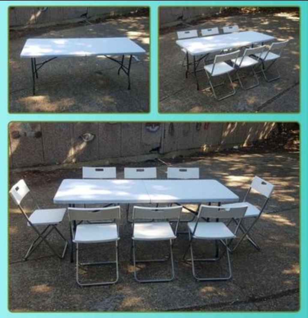 6f table hire (delivery only)